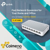 SWITCH 8P 10/100MBPS. CASE PLASTICO
